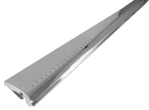 EMPI 6822 Stainless Steel Running Boards, Smooth, Pair